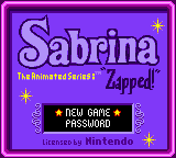 Sabrina the Animated Series - Zapped! Title Screen